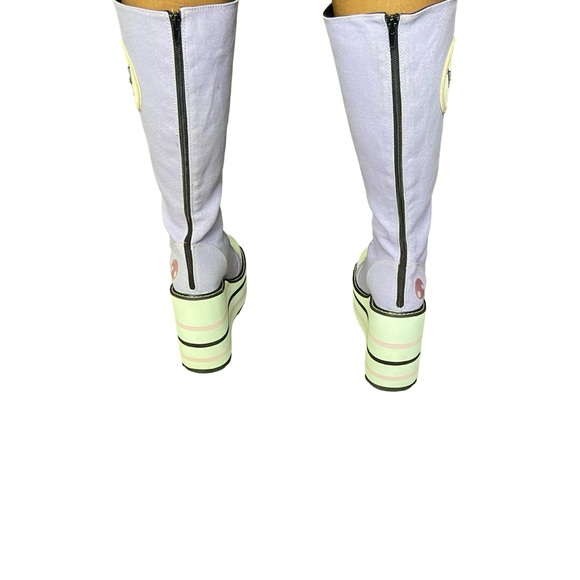 YRU “Kuromi” Platform Lace-Up Boots - Picture 3 of 14